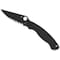 Spyderco 2024 Spyderco Reveal 13 Military 2 Black G-10 Black Blade, Combo Edge SPY-C36GPSBK2 - alternate 3